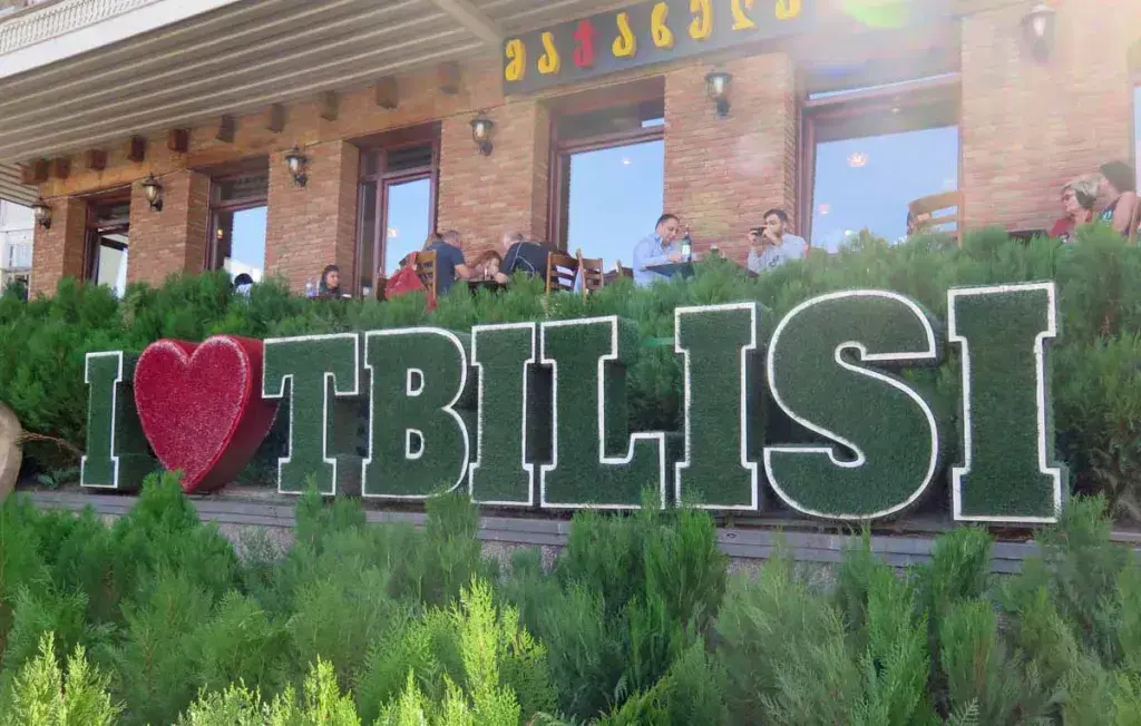 I love Tbilisi sign – Residency in Georgia